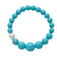 Bracciale Miluna Donna in Argento Pasta di turchese PBR1797 - PBR1797